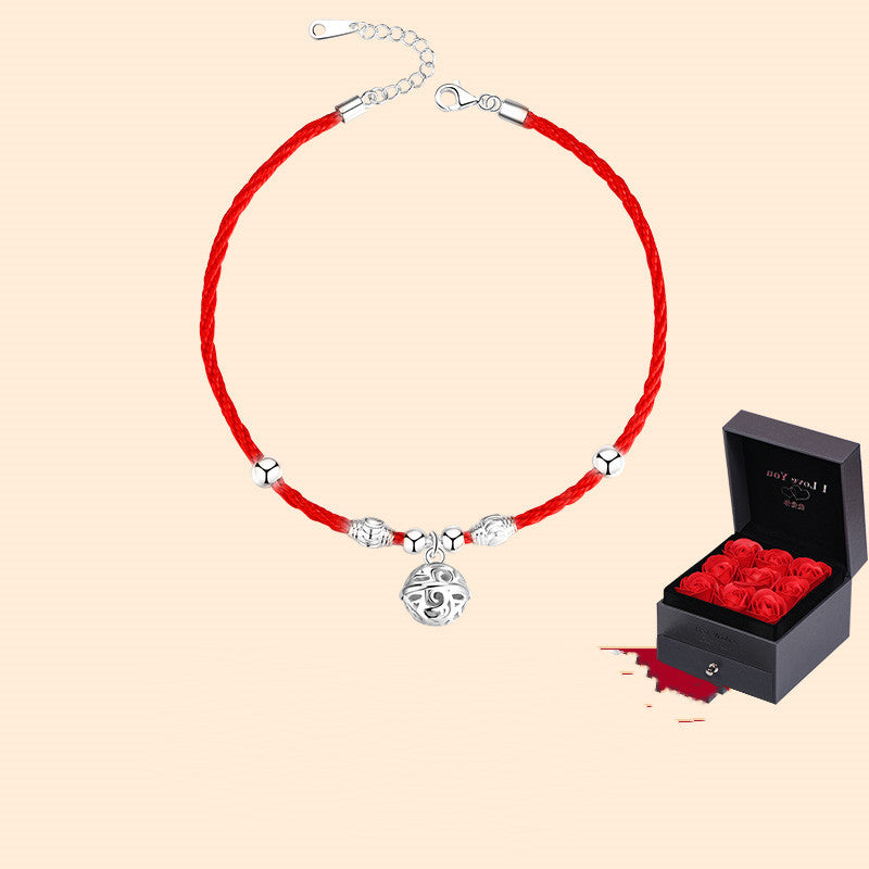 Niche Red Rope Anklet Natal High Sense Anklet