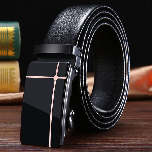 Men's Business Acrylic Automatic Belt