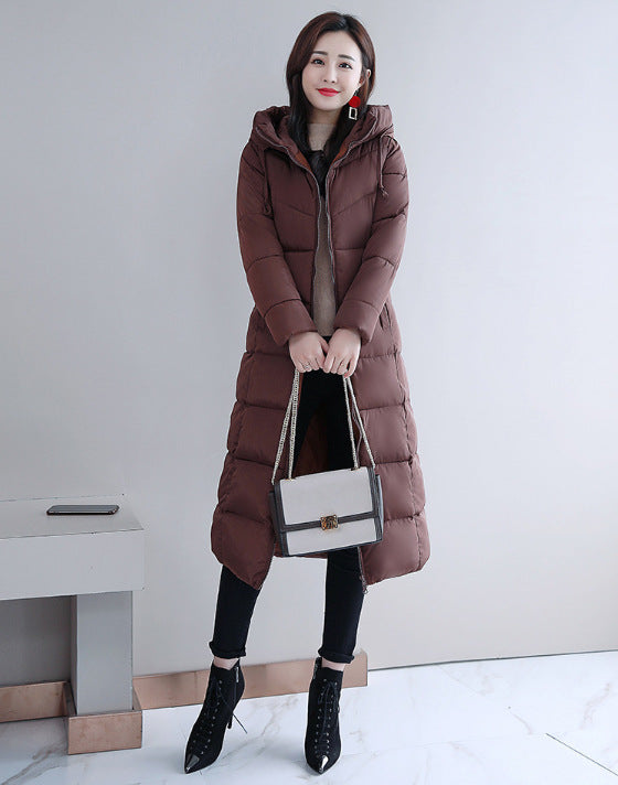 Women's Mid-length Thickened Slim Down Padded Jacket