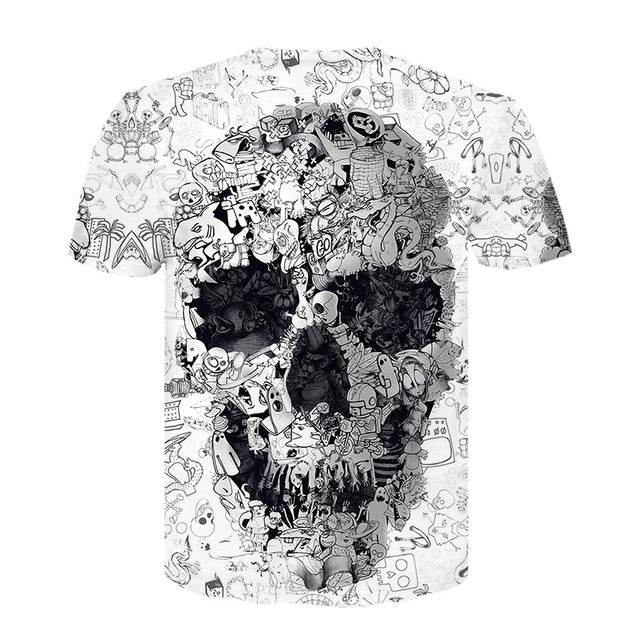 Digital Print Short Sleeve T-Shirt