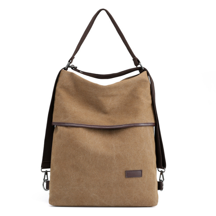 Multifunctional Fashion Simple Canvas Backpack