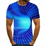 Men's casual short sleeve T-shirt