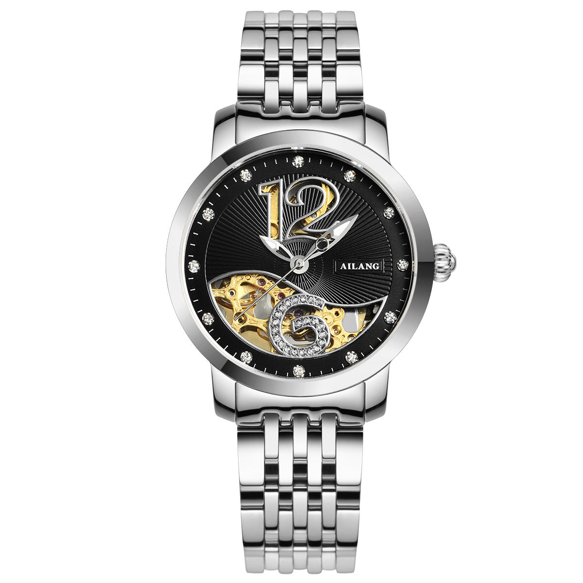 Hollow diamond fashion ladies watch