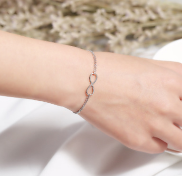 Infinity Jewelry Sets Necklace Earring Bracelet