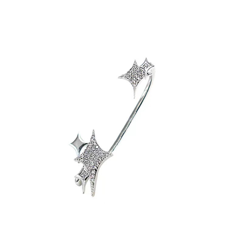 Bright Cross Heart Super Fairy Ear Clip