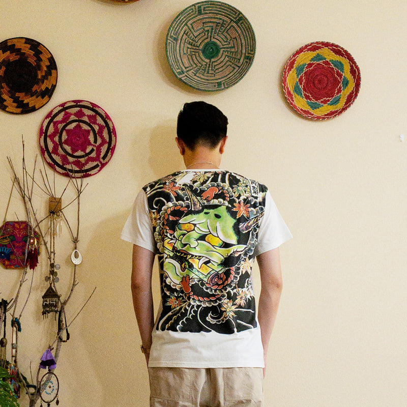 Japanese short sleeve printed T-shirt