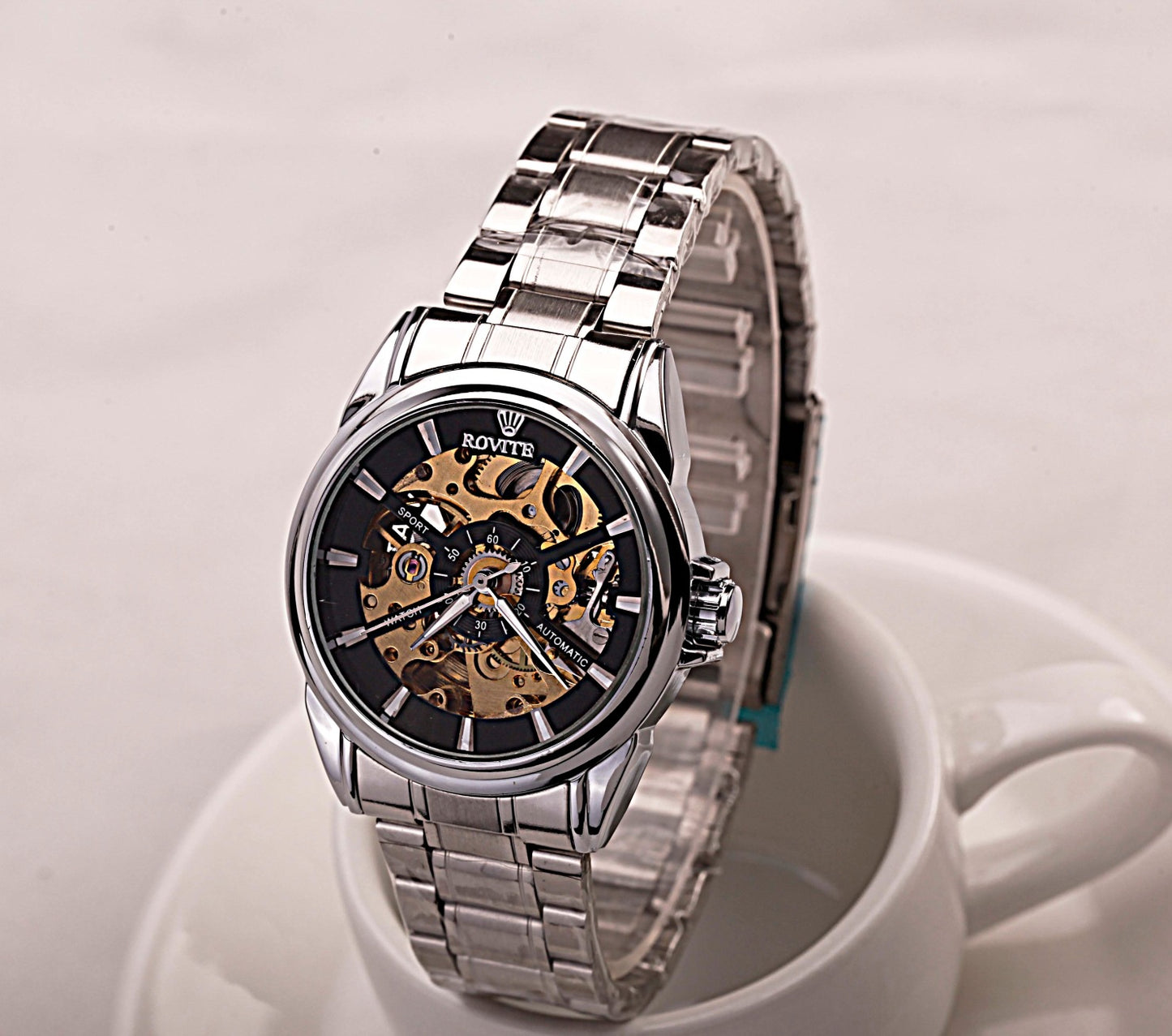 Business Automatic Mechanical Hollow Men's Watch