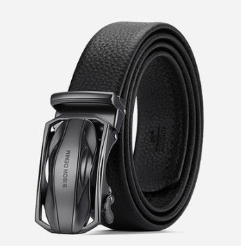 Men's leather belt