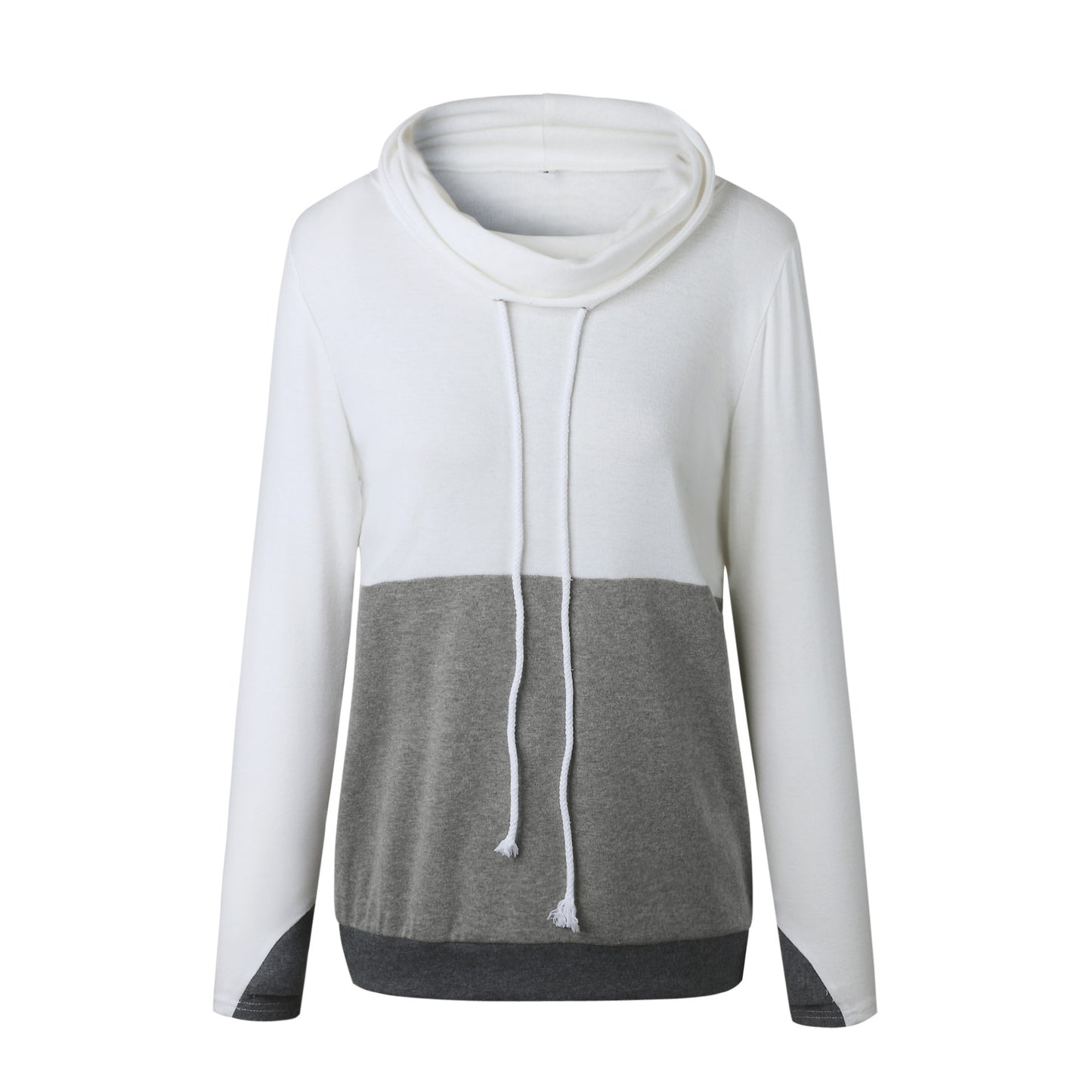 Drawstring long sleeve sweatshirt