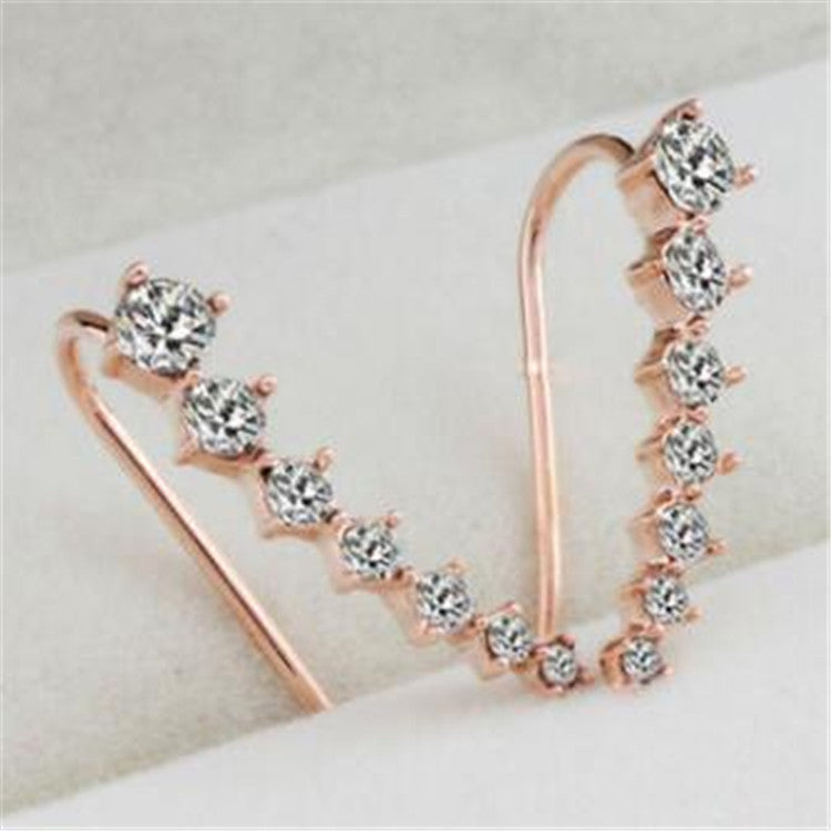 7 rhinestone stud earrings