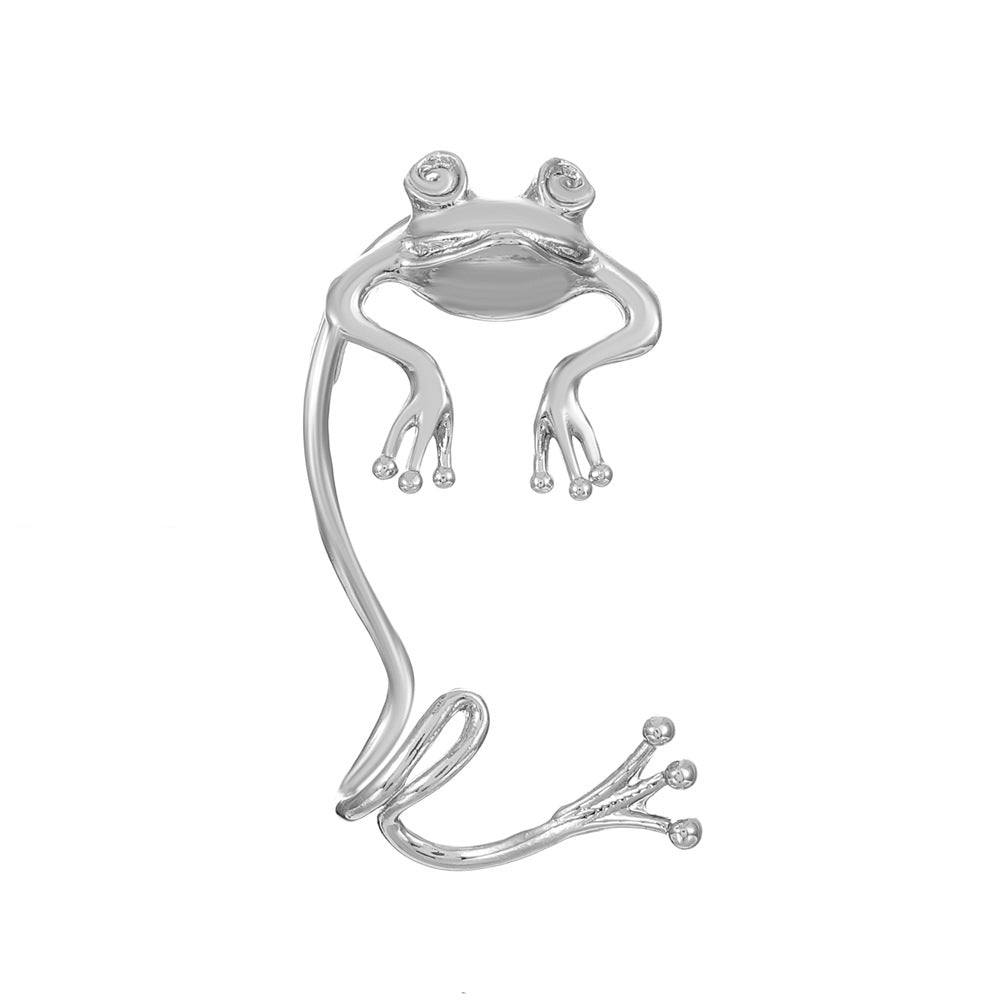 Fashion Metal Frog Without Hole Ear Clip