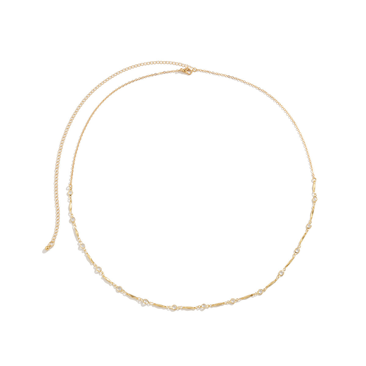 Women's Simple Jewelry Geometric Hollow Stitching Body Waist Chain