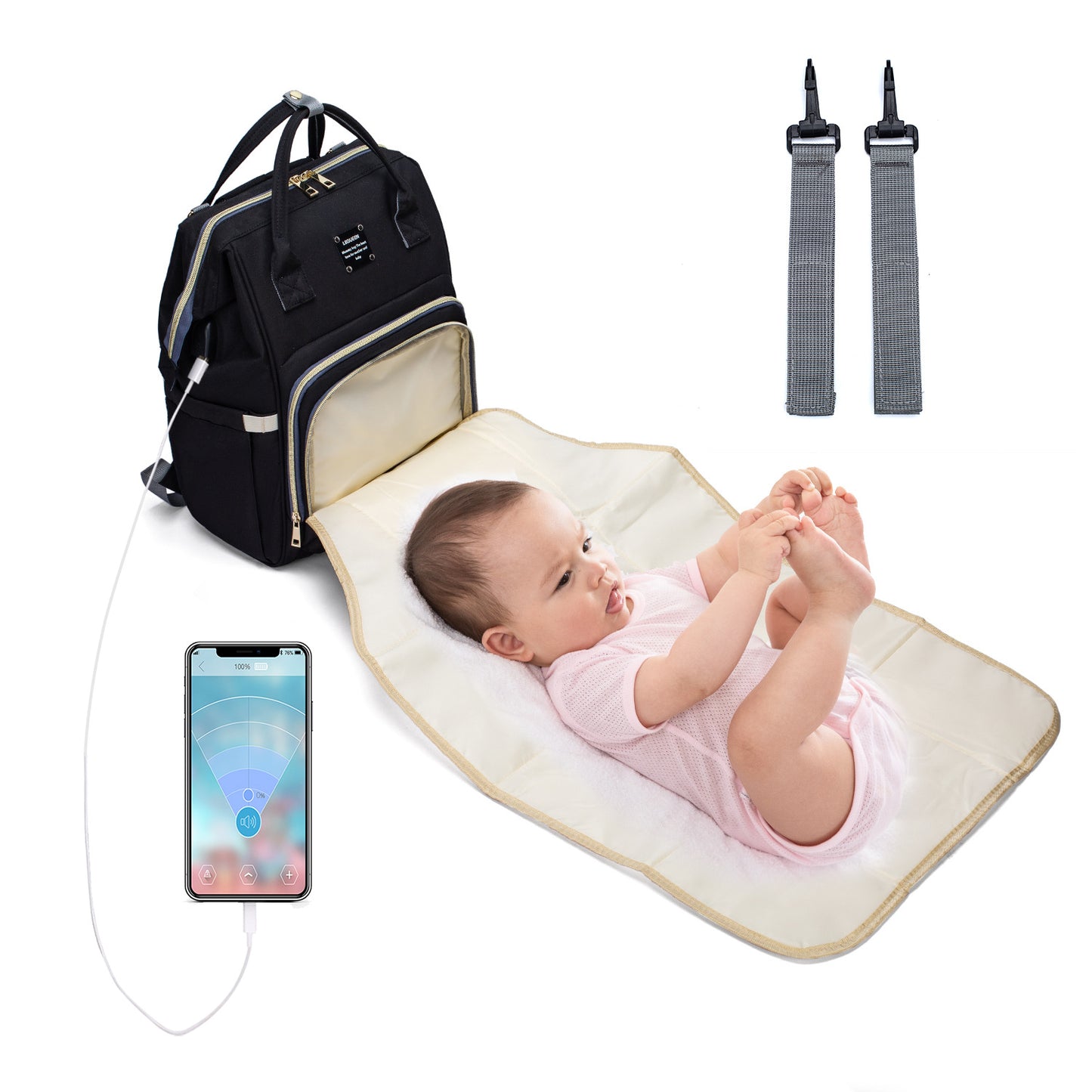 Multifunctional Large Capacity Mommy Backpack