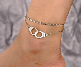 Small Handcuffs Bracelet Korean Girl Anklet