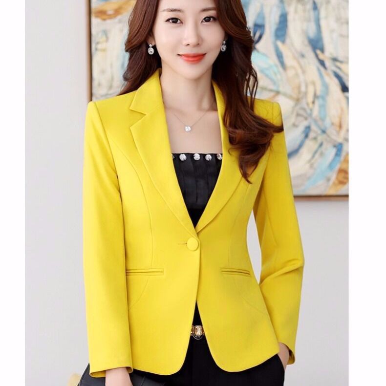 Fashion Slim Short Casual Ladies Suit Jacket