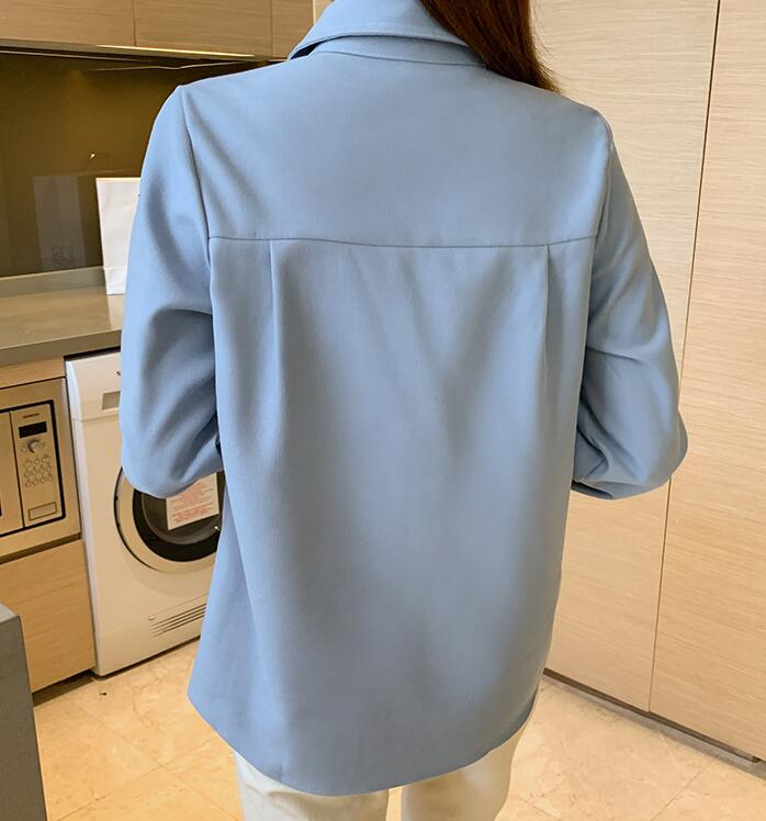 Fashion Simple Women's Long-sleeved Brushed Shirt