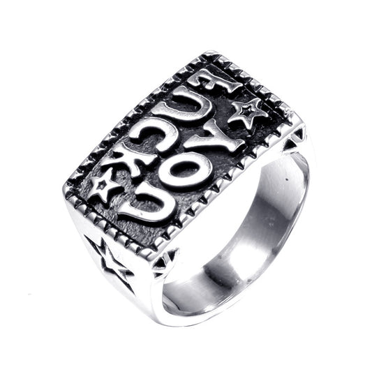 European And American Fashion Jewelry Personalized Men's Rings