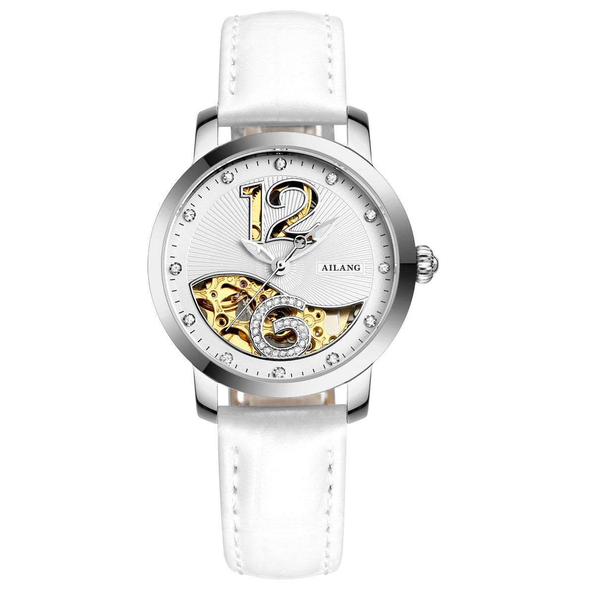 Hollow diamond fashion ladies watch