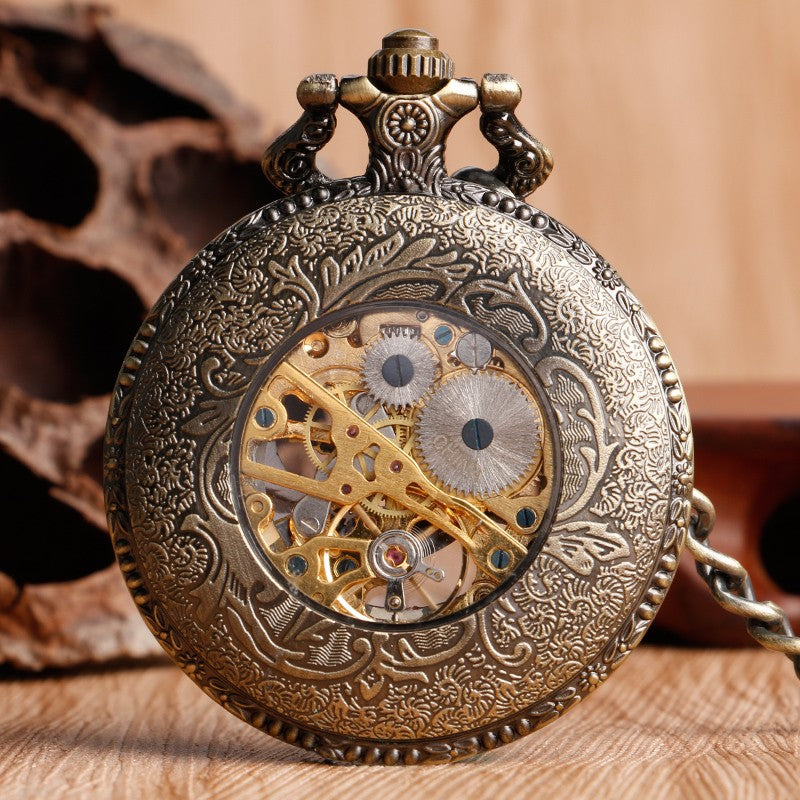 Manual mechanical pocket watch