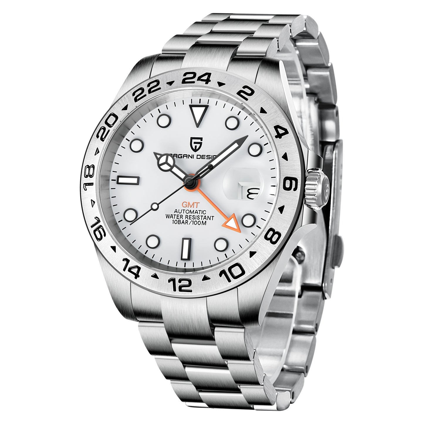 New Men's Sapphire GMT Mechanical Watch