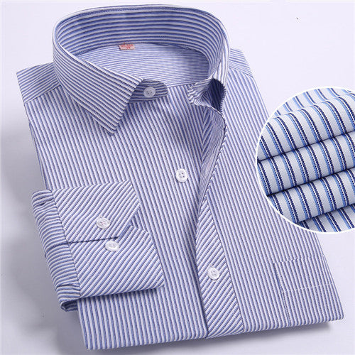 Striped work shirt