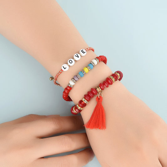 New European And American Cross-border Inlaid Fashion Bracelet