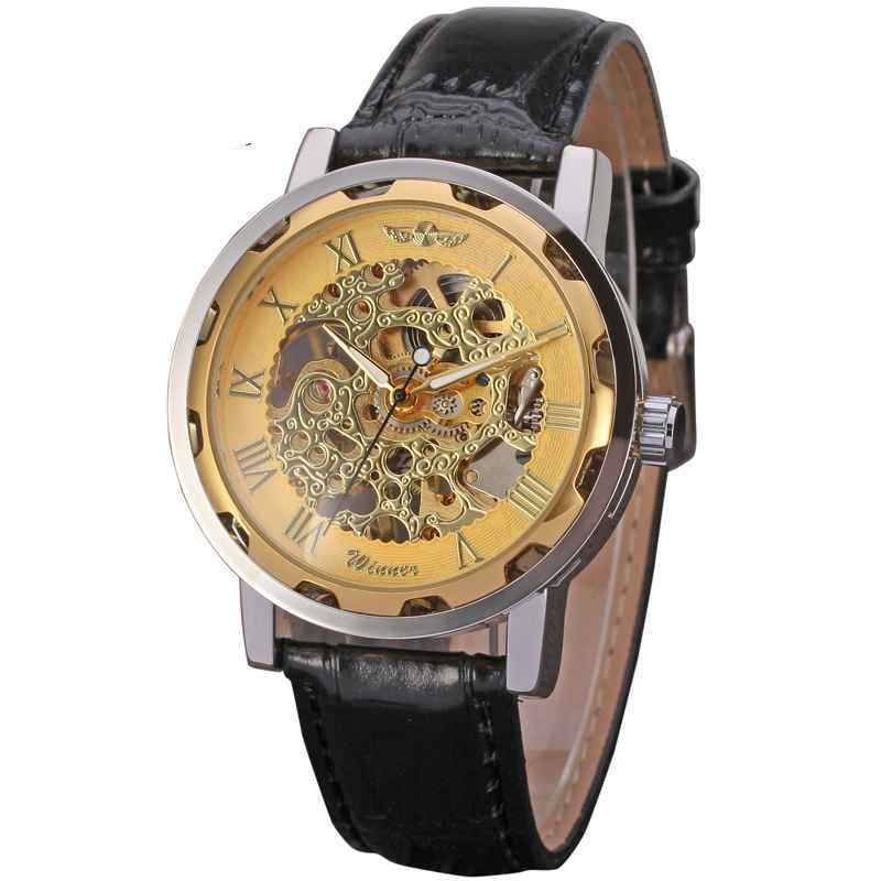 Full hollow men's belt manual mechanical watch