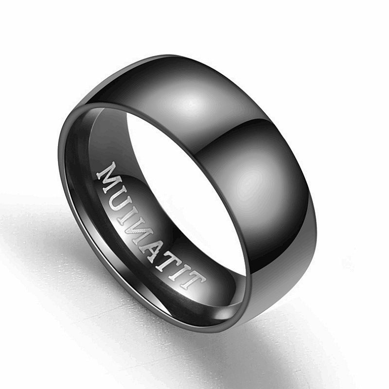 TITANIUM Titanium Steel Ring Men