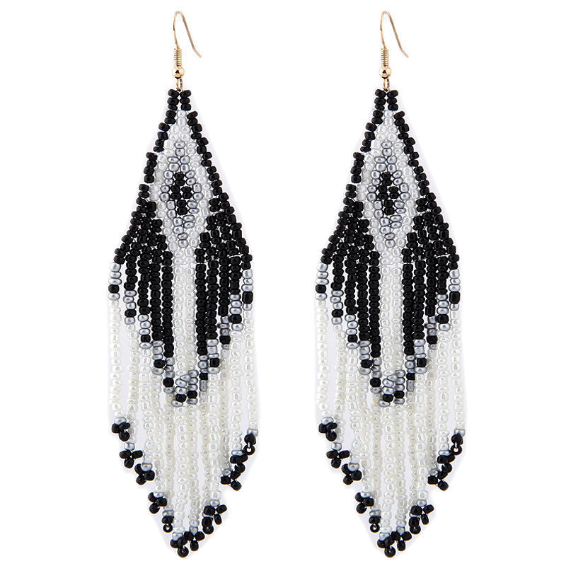 Bohemian fringed earrings