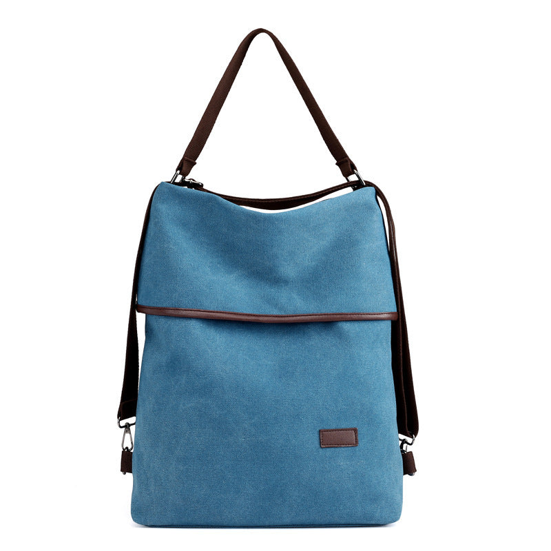 Multifunctional Fashion Simple Canvas Backpack