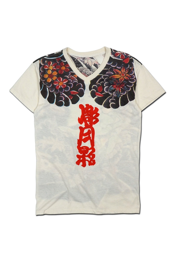 Japanese short sleeve printed T-shirt