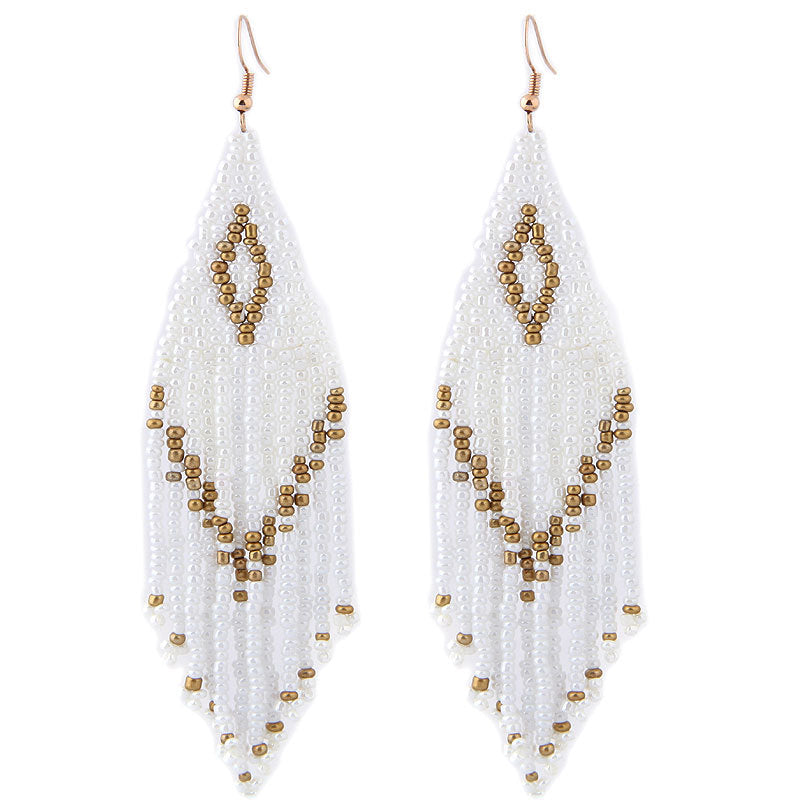 Bohemian fringed earrings