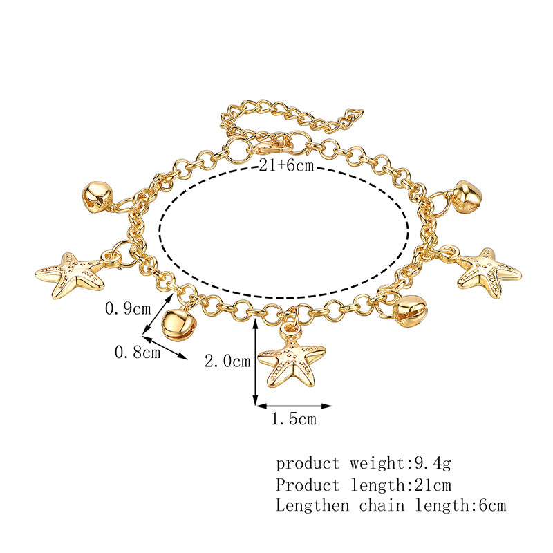 New Sweet And Exaggerated Retro Anklet For Women