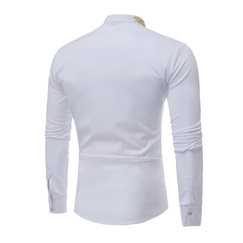 New autumn/winter men's long-sleeved shirts