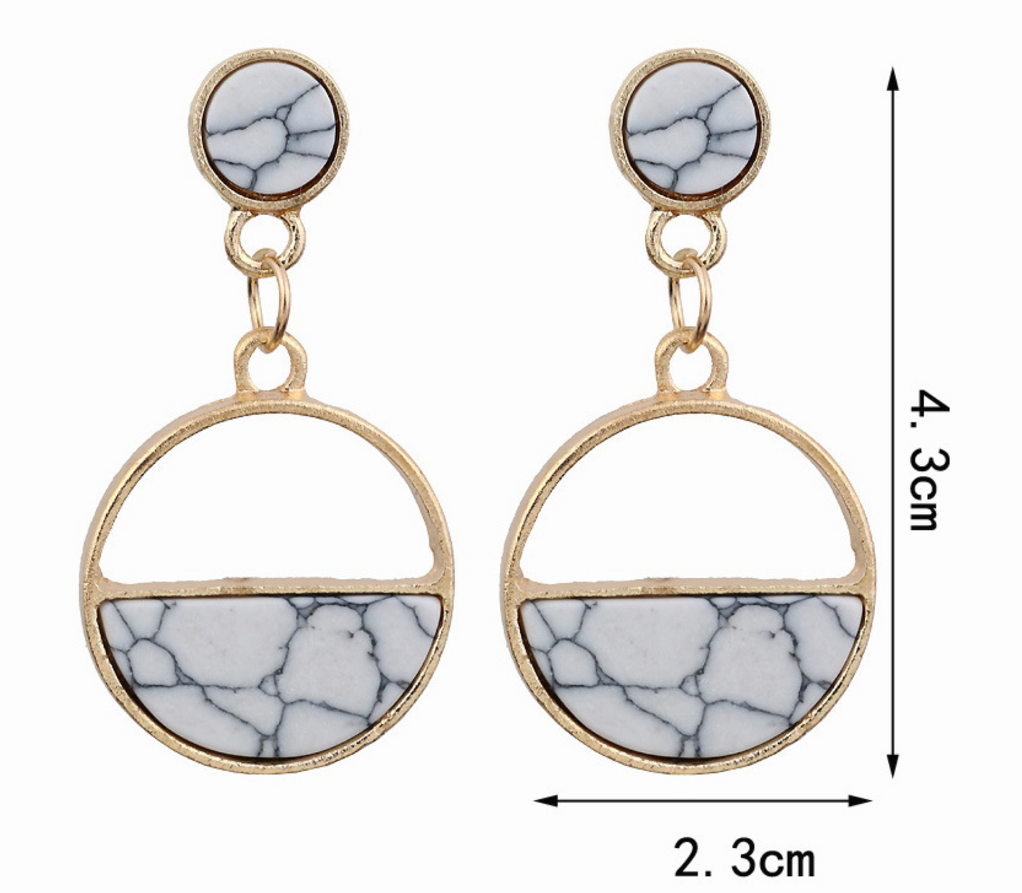 European and American new simple earrings