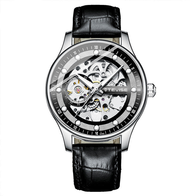 New Hollow Fashionable Waterproof Mechanical Watch