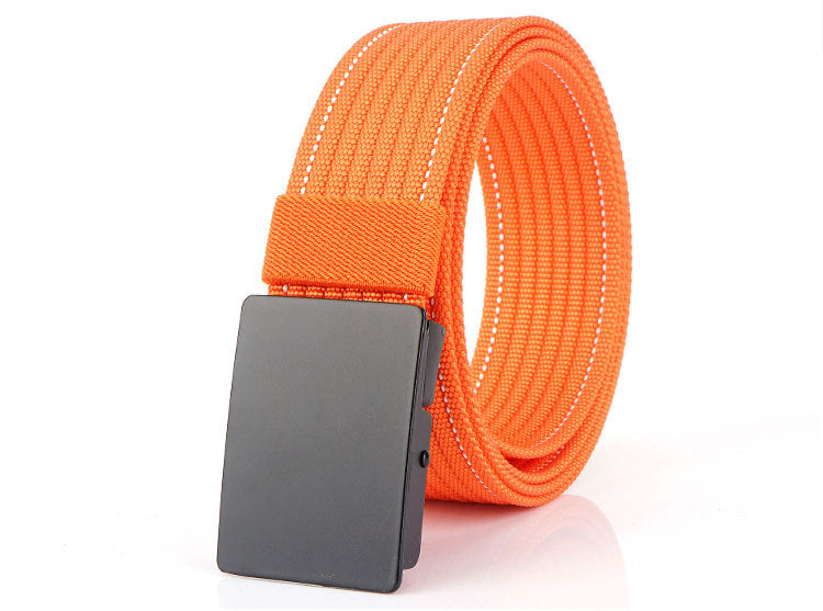 Outdoor Sports Automatic Buckle Canvas Belt