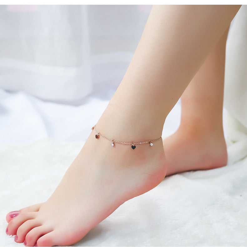 Anklet For Women Multiple Sexy Foot Extend Link Chain Vintage Women Ankle Jewelry Round Pendant Gift