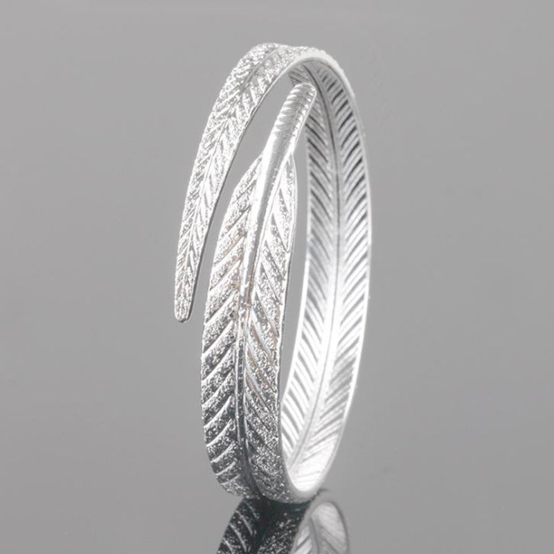 Angel feather bracelet adjustable bracelet