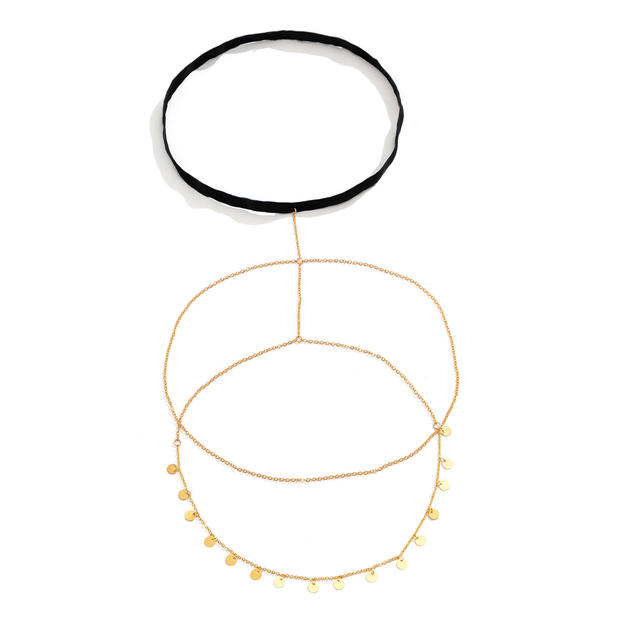 Jewelry Elastic Chain Geometric Body Chain Simple