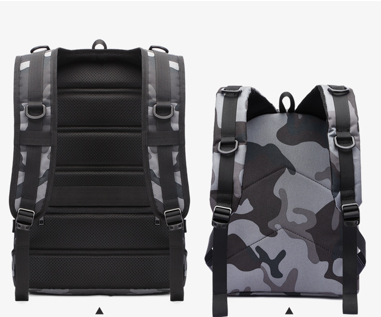 USB camouflage backpack