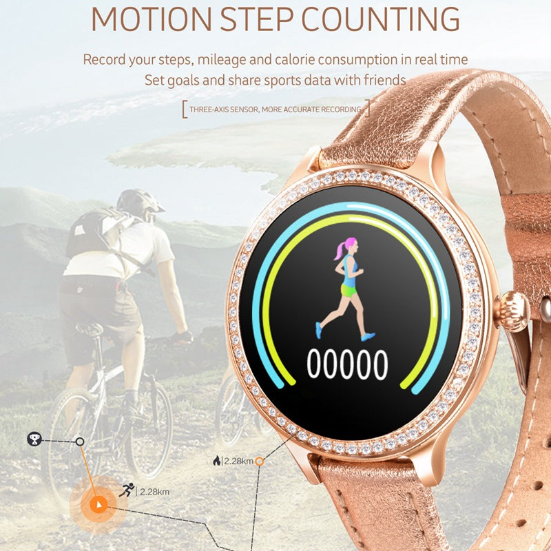 The M8 smartwatch bracelet for women