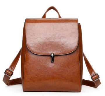 Fashion Woman Backpack, Leather Brands, Female Backpacks High Quality Schoolbag Backpack