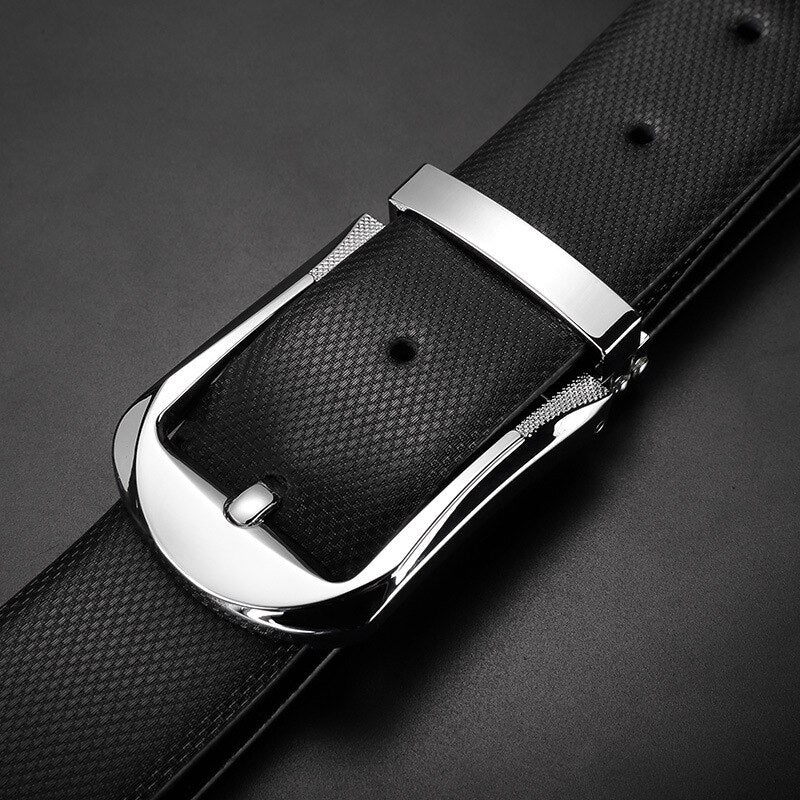 Pin buckle casual business belt