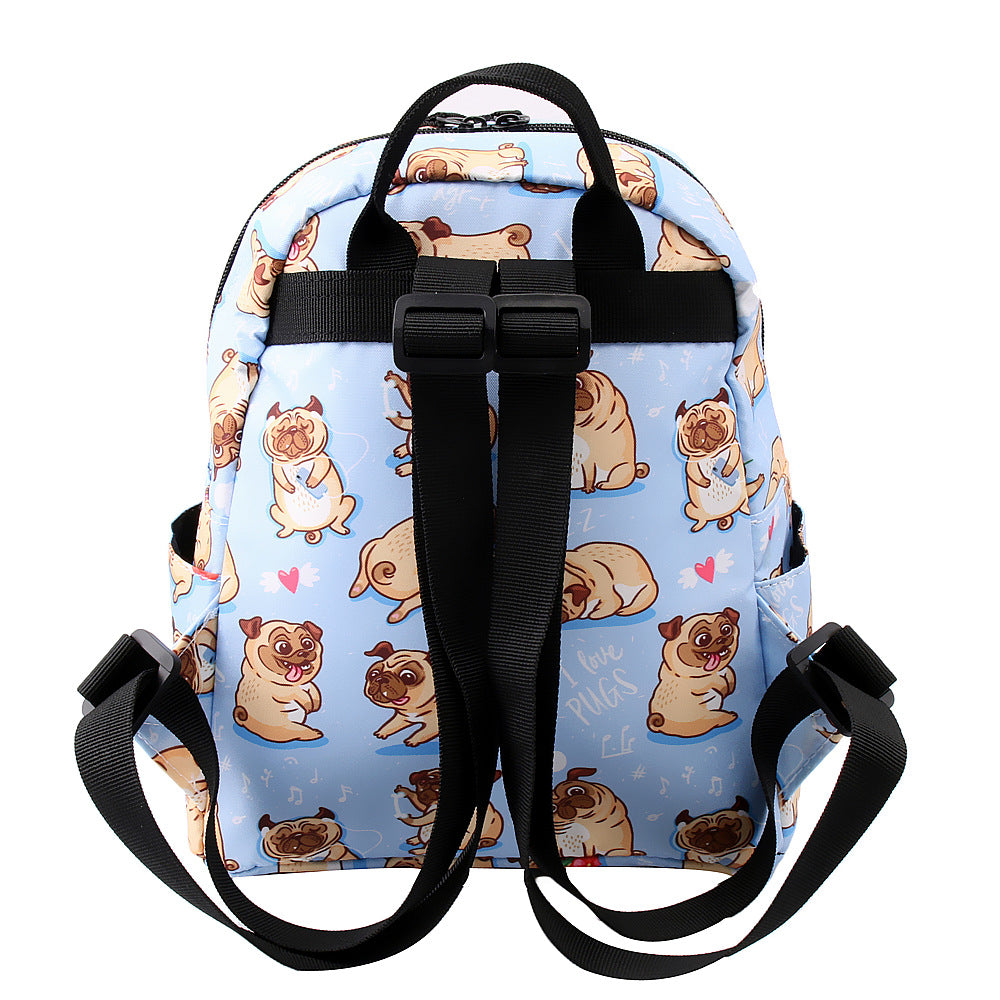 Computer Backpack Fashion Dog Backpack Waterproof HD Printing
