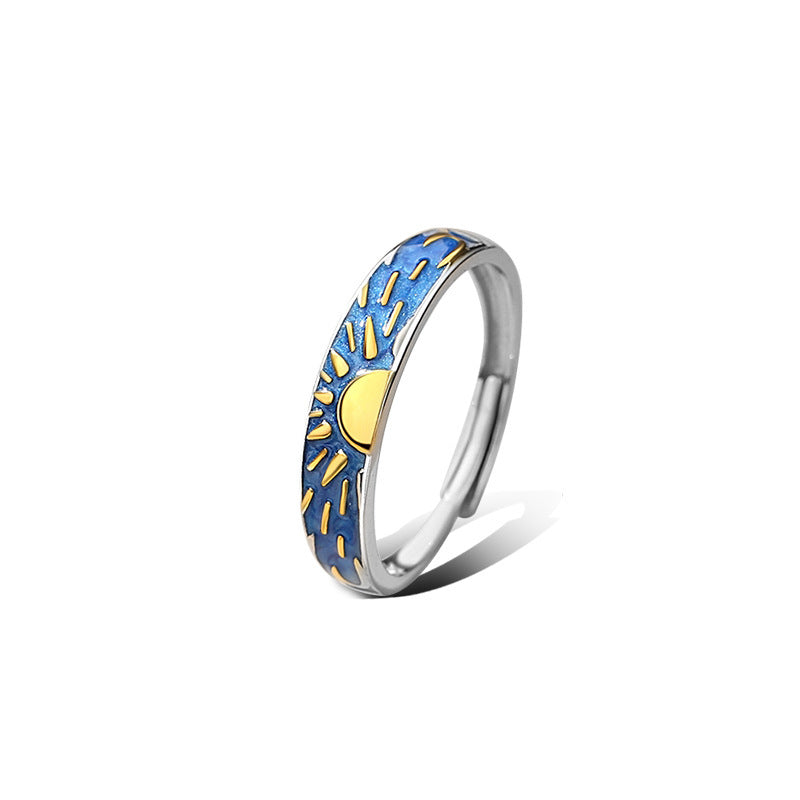 Men And Women Sun And Moon Ring