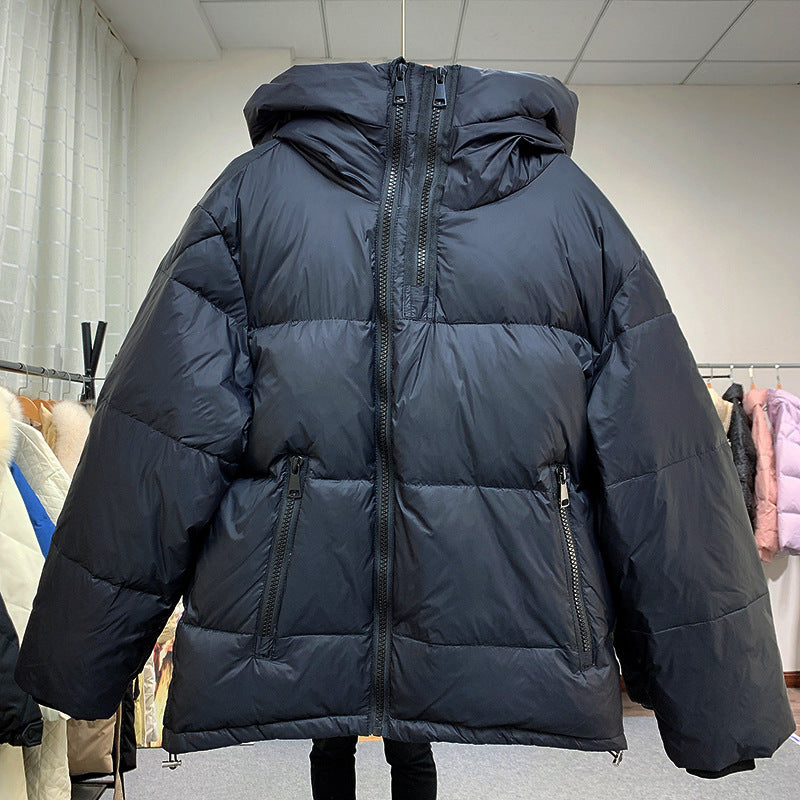 New Korean Style Small White Duck Down Jacket