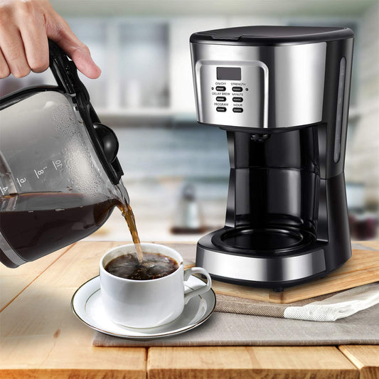 Drip Coffee Maker With Keep Warm And Auto-Shut Off Function