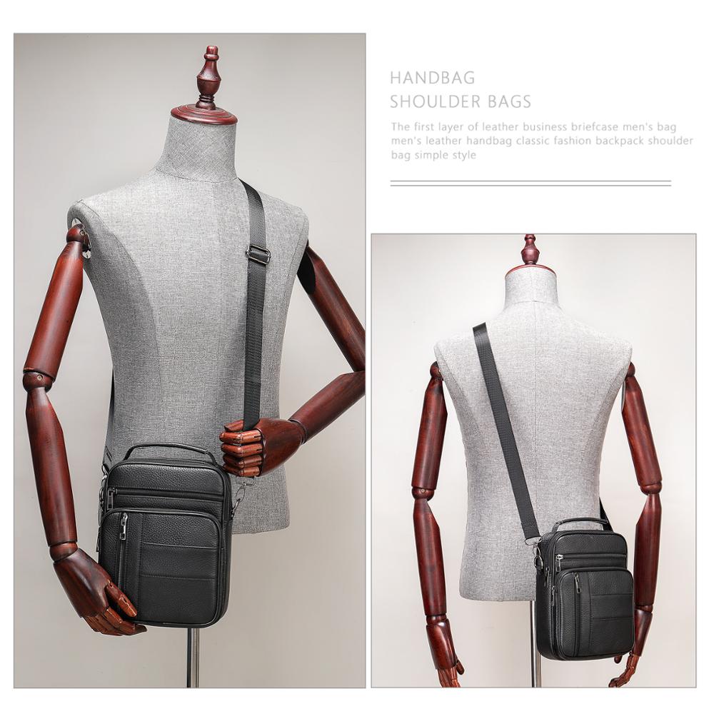 WESTAL Men's Designer Leather Bag, Shoulder/ Handbag for Men