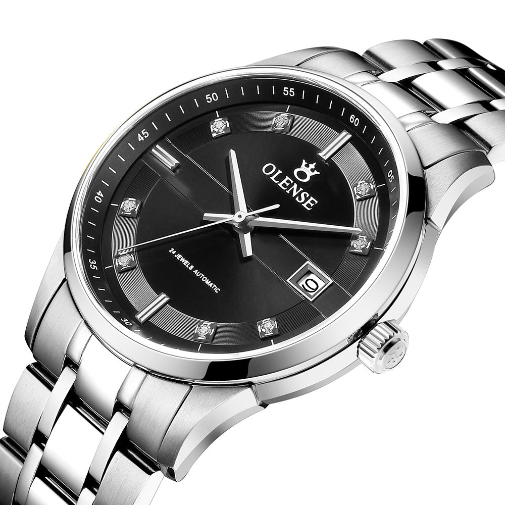 Men's High-end Stainless Steel Mechanical Watch
